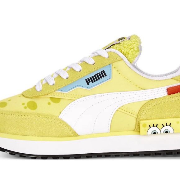 Puma Future Rider Spongebob Kids' Shoes Yellow - Picture 6 of 16